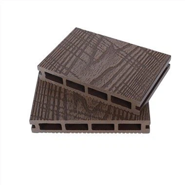 Dış Mekan Kompozit Zemin Kaplama Panoları Mühendislik Zemin Kaplaması 3D Çevrimiçi Kabartma WPC Zemin Kaplaması